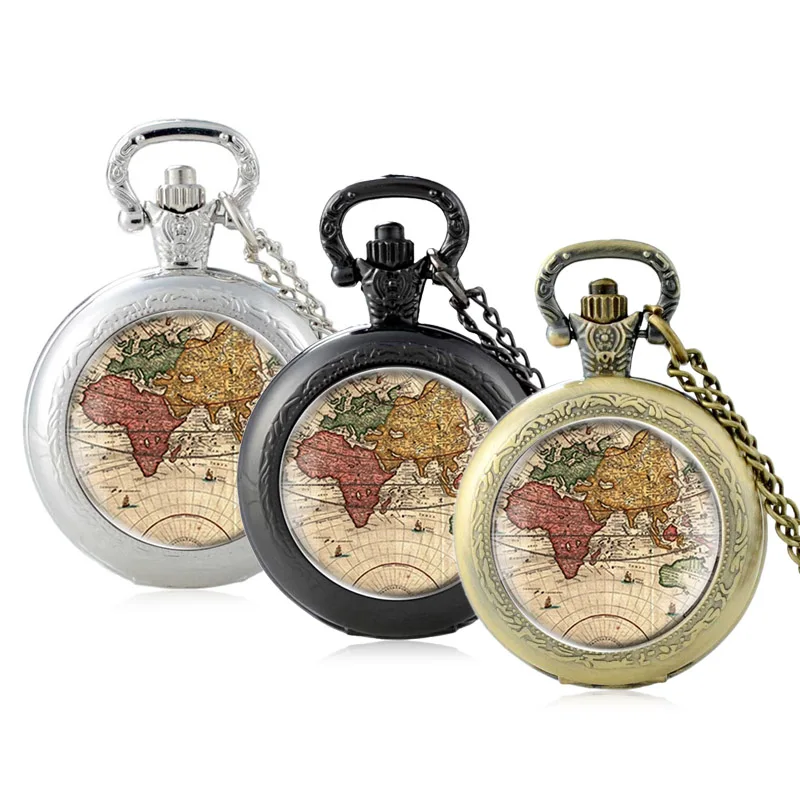 Старинные дизайнерские стеклянные кварцевые карманные часы с кабошоном в виде