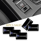 10 шт. 3D Rdesign логотип для VOLVO V70 V50 XC60 S90 S40 наклейки на руль кузова автомобиля Переводные картинки декоративные аксессуары