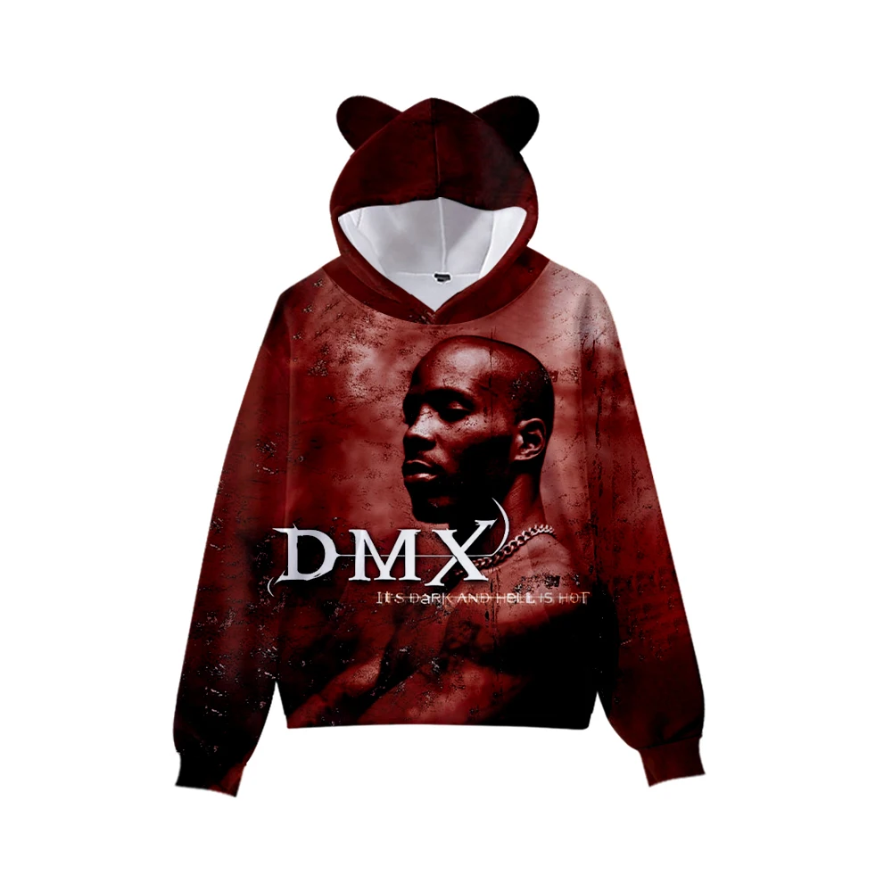 

DMX Cat Ears Hoodie DMX RIP Kids Hoodie Sweatshirt Boys and Girls Hoodie It's Dark EARL