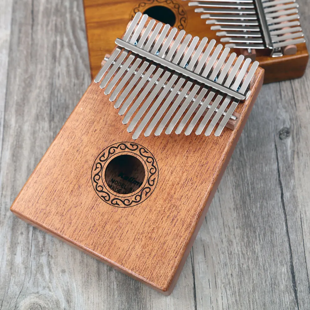 Kalimba 17 ключ большого пальца пианино из красного дерева высокого качества древесины Mbira Likembe ударный инструмент Африканский твердый калимбас для детей
