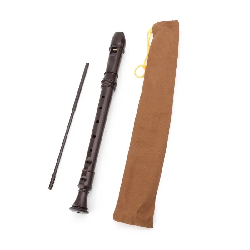 Черный ABS Германия тип 8 Отверстие Сопрано рекордер длинная флейта ранняя