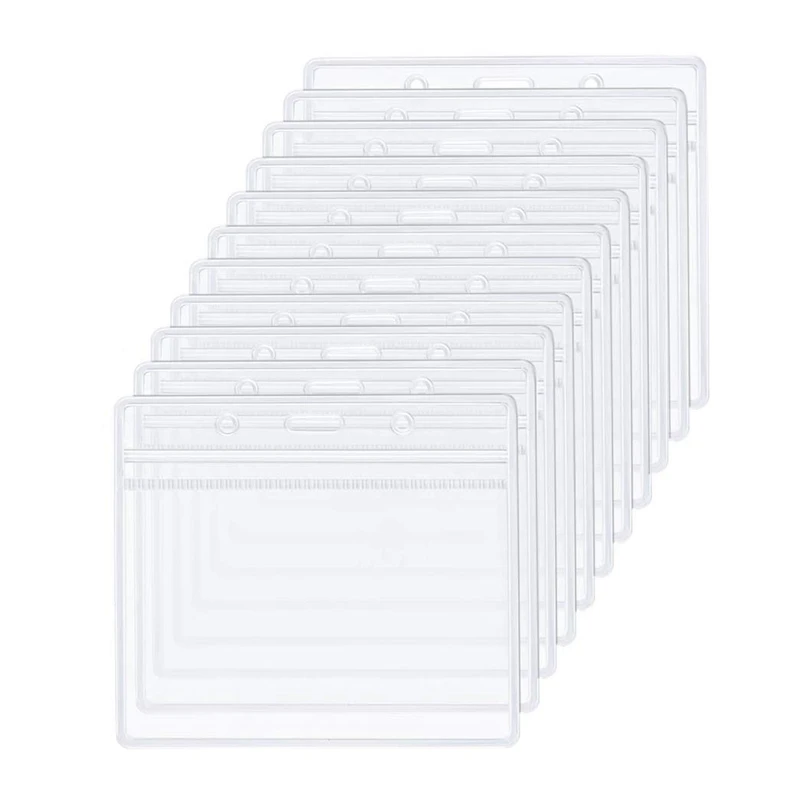 12 комплектов выдвижных держателей для удостоверений личности с карабином и