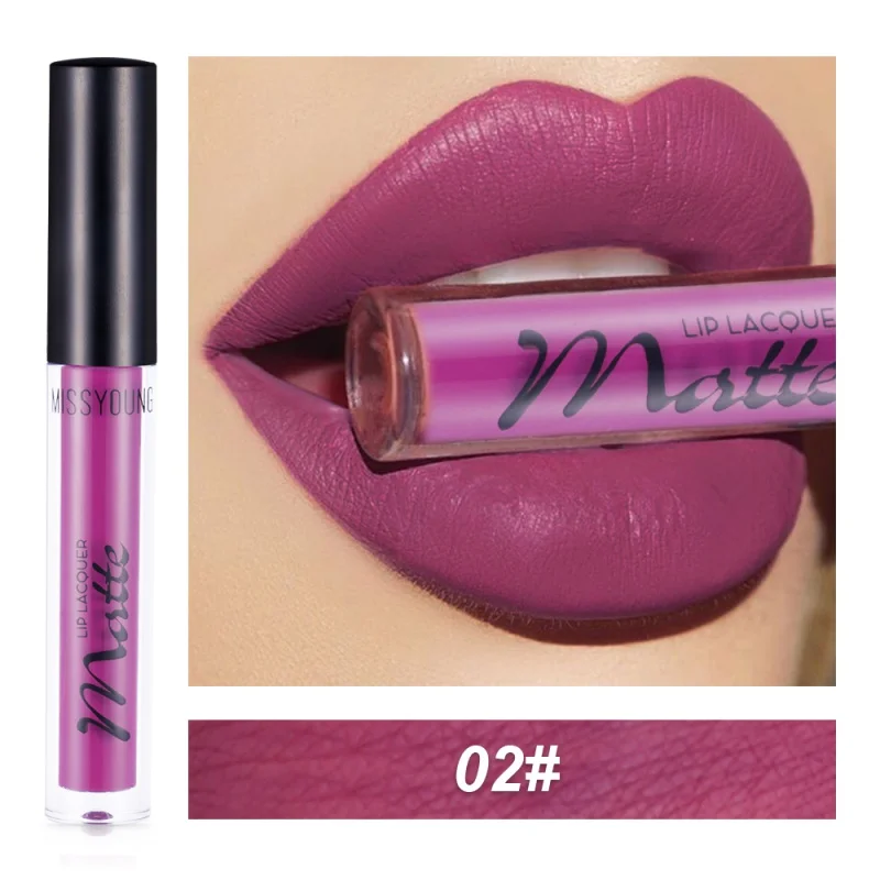 Новый матовый сексуальный Жидкий блеск для губ Lipsick долговечный