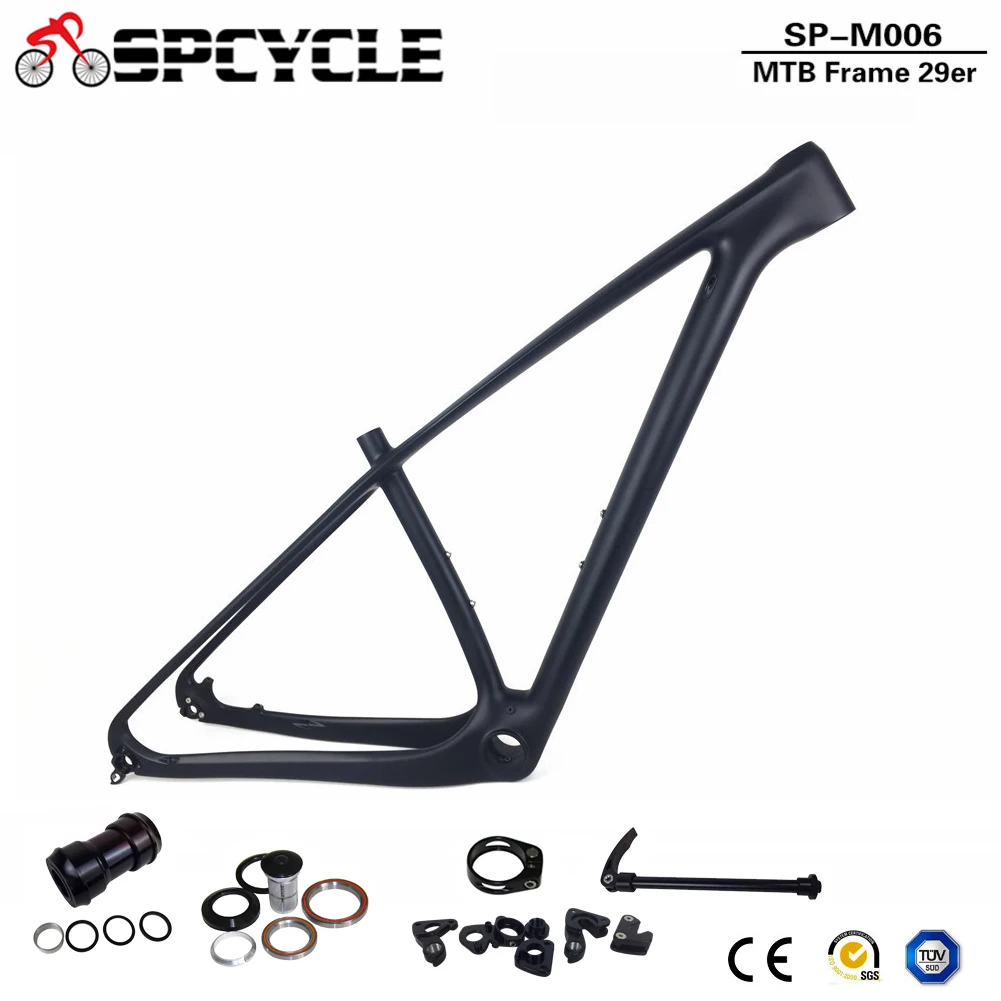 Spcycle 27 5 er 29er рама карбоновая для горного велосипеда Сверхлегкая T1000 MTB PF30 размер