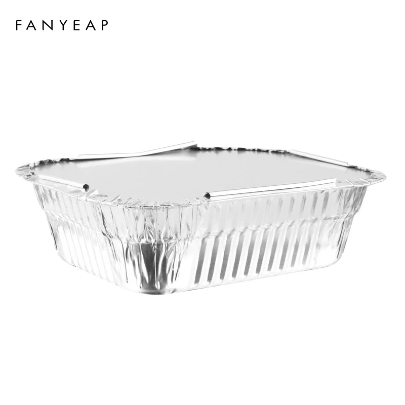 

20 Pieces Bbq Drip Pan Non-stick Aluminium foil Box Heat resistant Bbq Camping Bbq tool