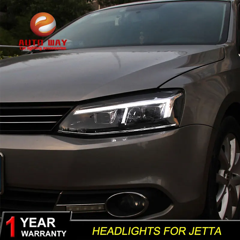 Чехол для автомобильного стайлинга передняя фара VW JETTA 2012 2018 светодиодный ная ДХО