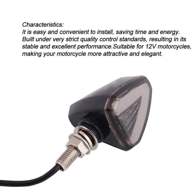 Светодиодный индикатор для мотоцикла передний и задний указатели поворота