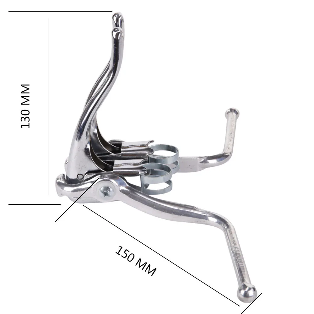 

Handlebar Brake Levers Silver Aluminum Alloy Cycling Component Maintenance