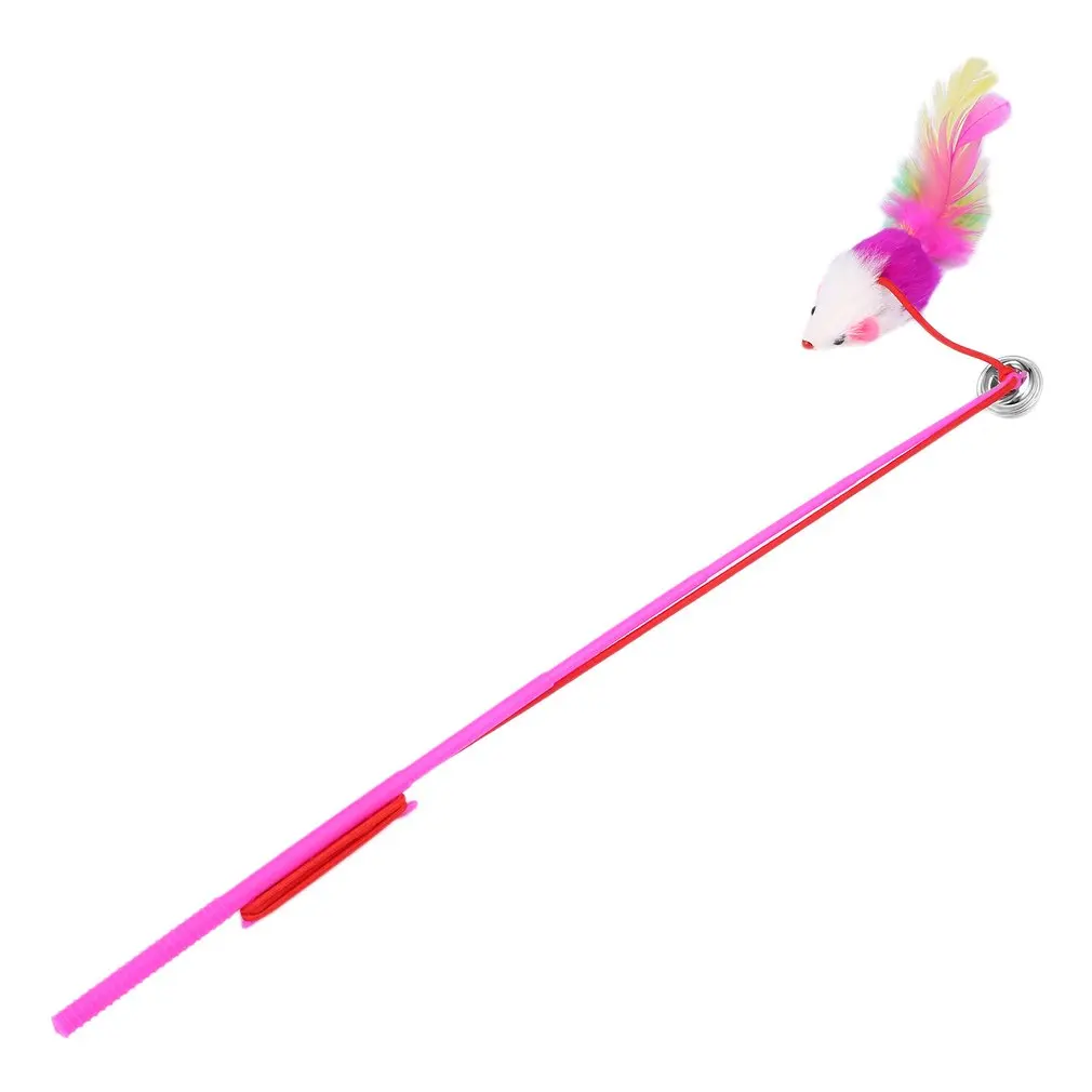 Игрушка с перьями палочка-Дразнилка палочки игрушки для кошек интерактивные