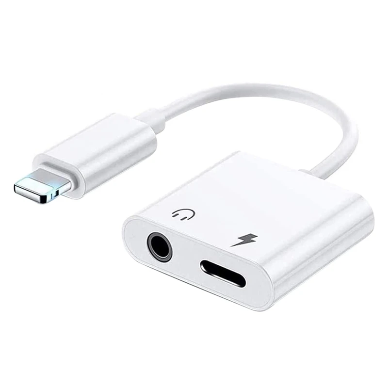 Адаптер для наушников IPhone 2 в 1 до 3 5-мм адаптер подключения 12/12 Pro/11/11Pro/SE/8/7/6 |