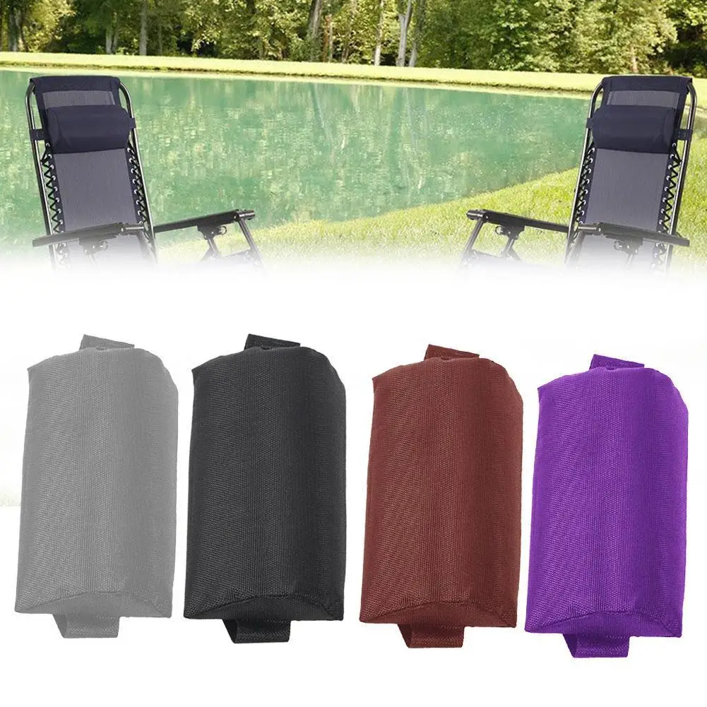 

Headrest Head Cushion Pillow For Folding Beach Sling/Lounge Chairs Picnics, Beach For Backyard, J4W0