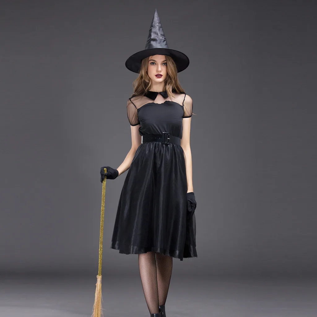 Модные женские туфли Платье для костюмированной вечеринки на Хэллоуин дамы