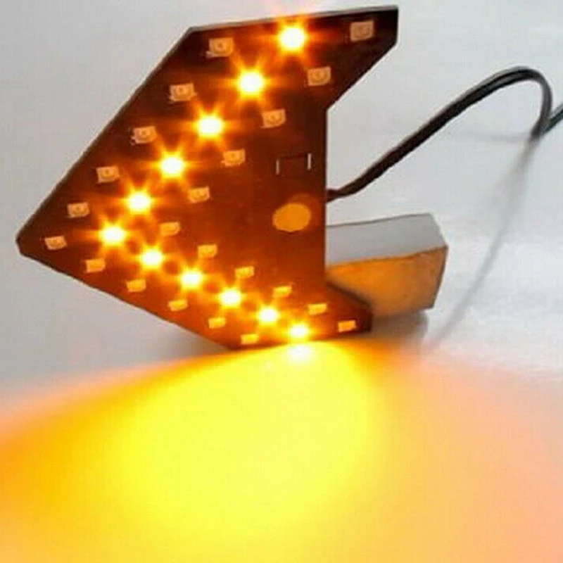 2 шт. Желтый Янтарный 33-SMD последовательный светодиодный фонарь для автомобиля