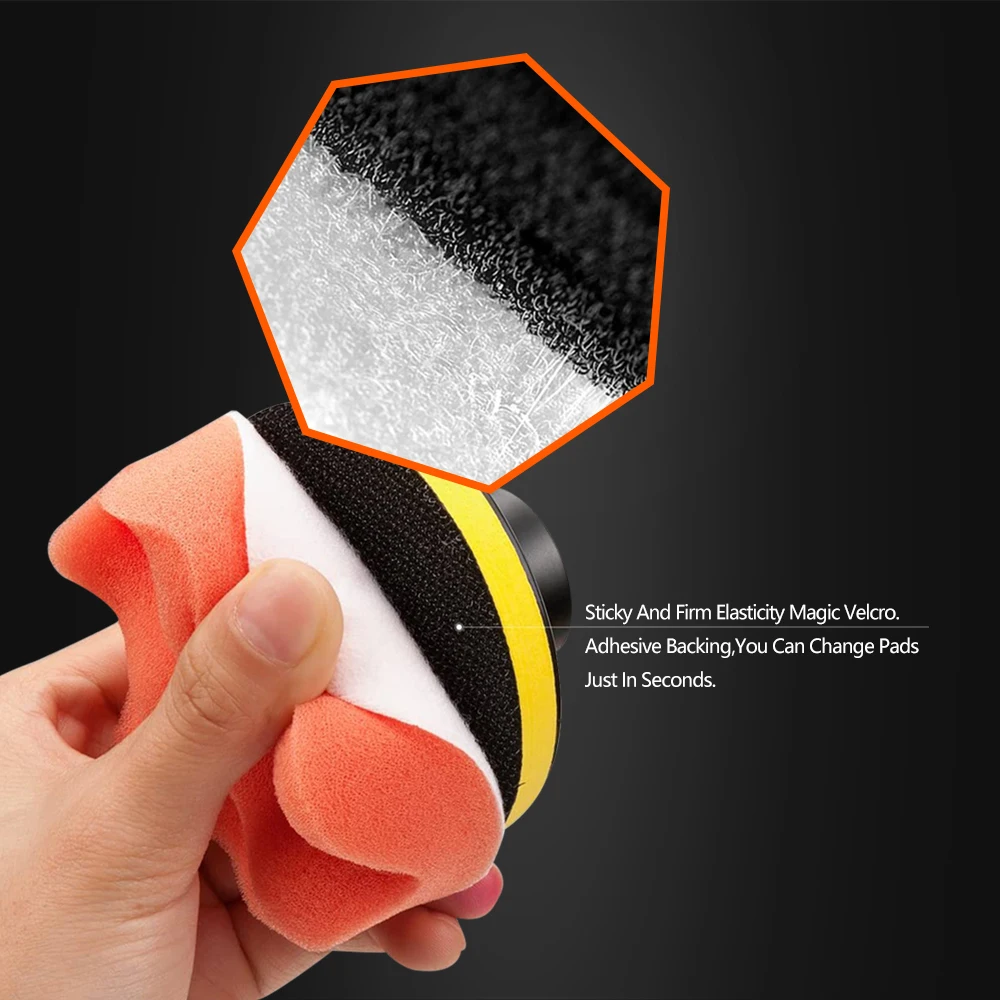 ЗИП 3 дюйма и 4 Машинка Для Полировки Автомобиля украшенное мозаикой из