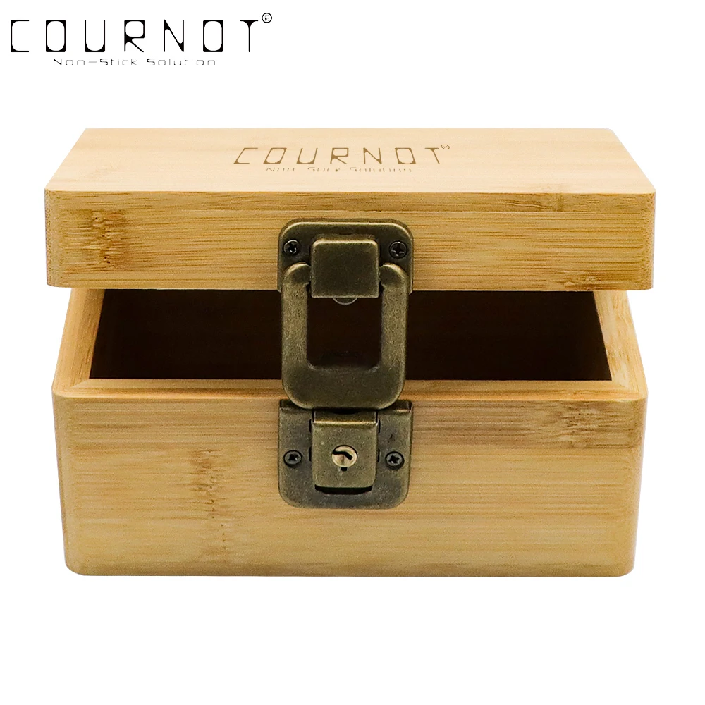 COURNOT Wooden storage box length 150MMwith cigarette tray natural handmade bamboo tobacco pipe fittings with herbal | Дом и сад