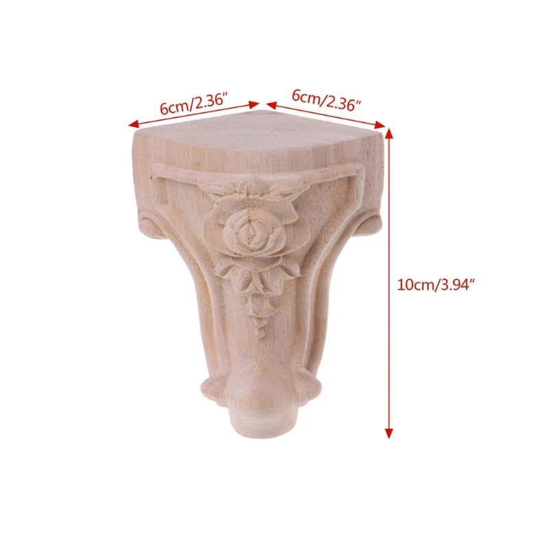 2018 новейшие деревянные ножки для мебели из цельного дерева резные цветы тумбочки