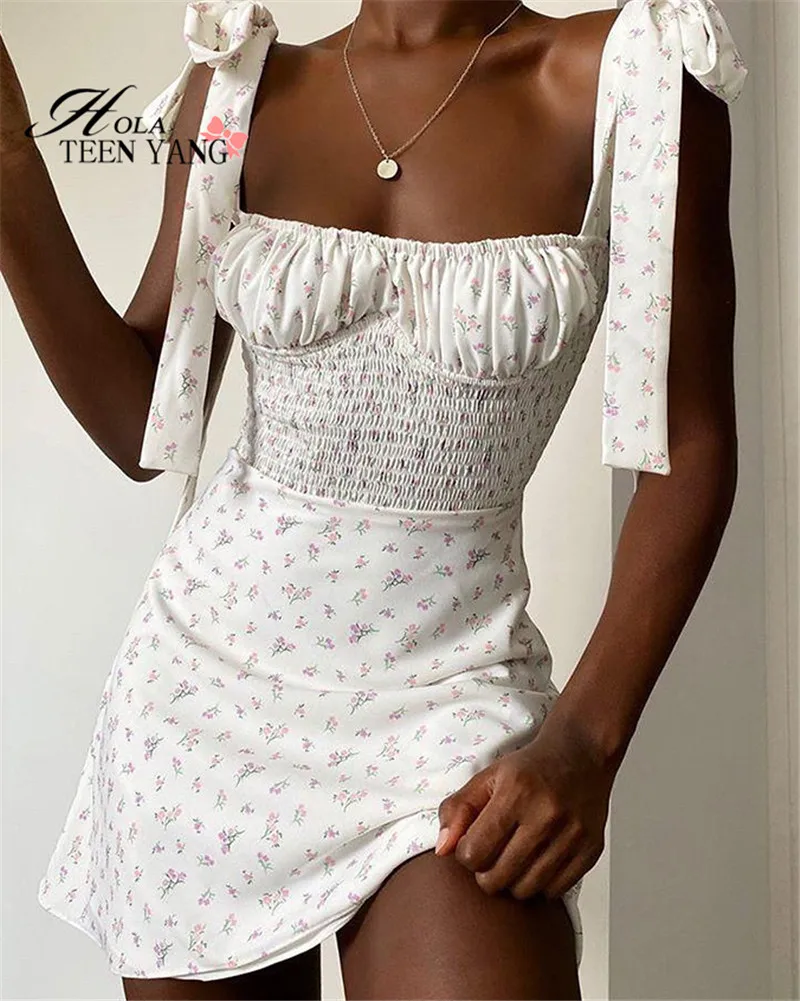 Женское ТРАПЕЦИЕВИДНОЕ ПЛАТЬЕ с цветочным принтом летнее пляжное платье на