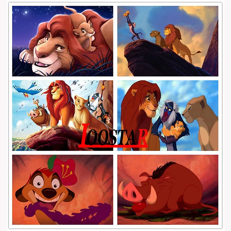 5D полноразмерная Алмазная картина сделай сам вышивка крестиком Лев король и его