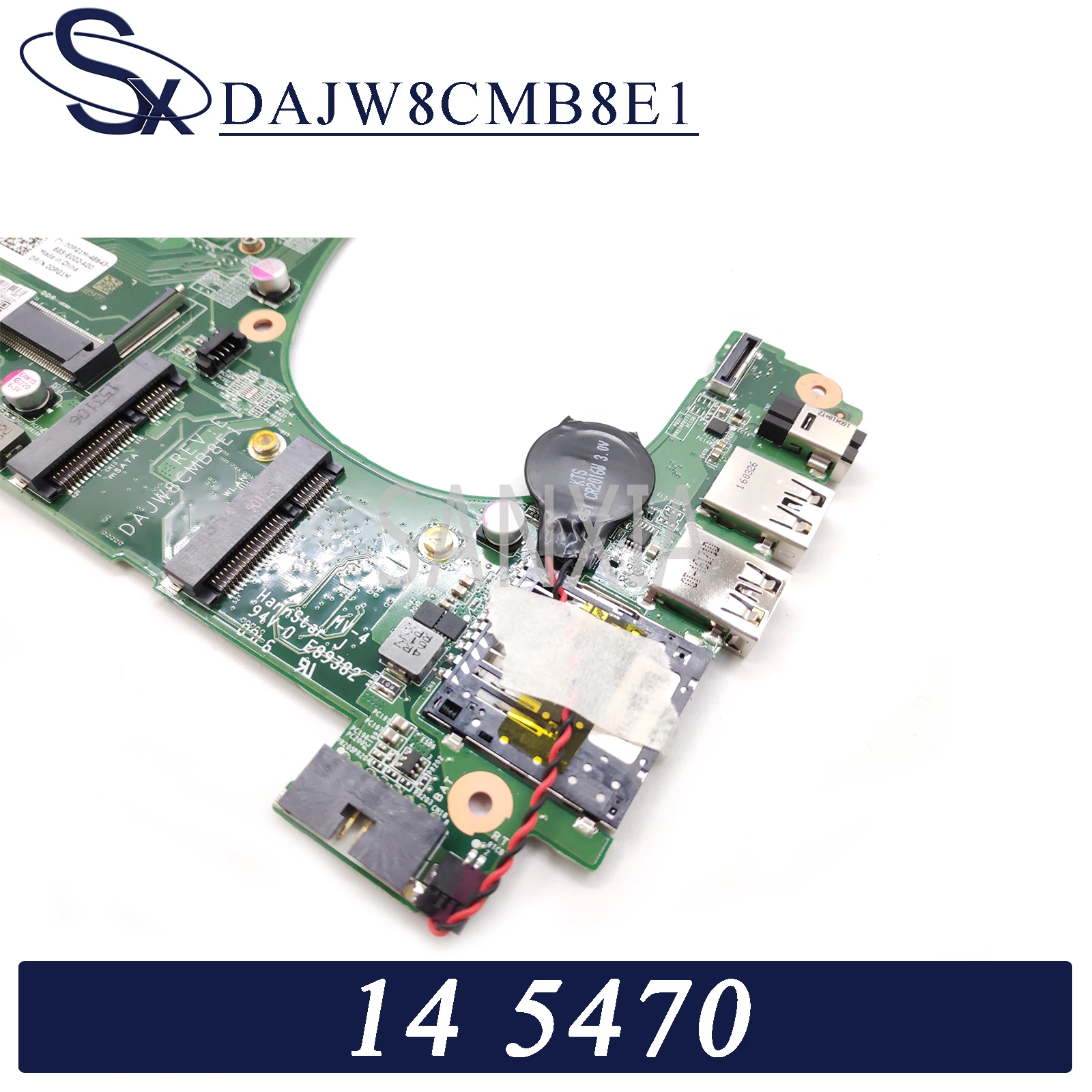 KEFU DAJW8CMB8E1 материнская плата для ноутбука Dell Vostro 14-5470 оригинальная I5-4200U GT740M |