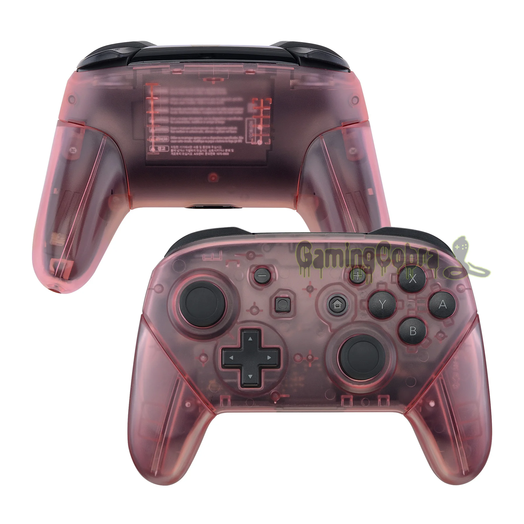 

eXtremeRate Cherry Pink Controller Full Set Housing Shell Cover + Tools Fix Parts for NS Switch Pro