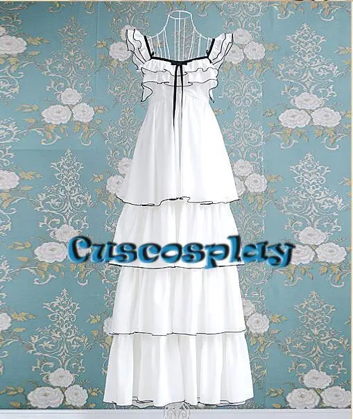 

Аниме «Chobits Chi женский костюм для косплея белое красивое платье на каждый день одежда на Хэллоуин, костюмы для взрослых, женская обувь