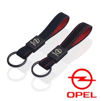 new car key ring suede with metal buckle for astra h g j insignia mokka zafira corsa vectra c d accessories car styling