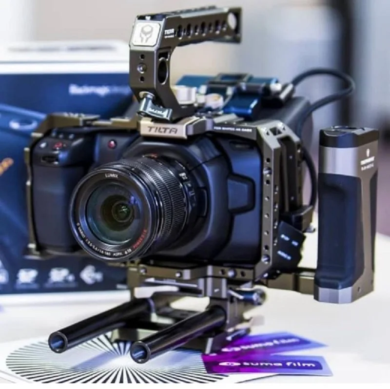 TILTA TA T01 B G полный Камера клетка SSD диск держатель Топ Ручка для BMPCC 4K карманных
