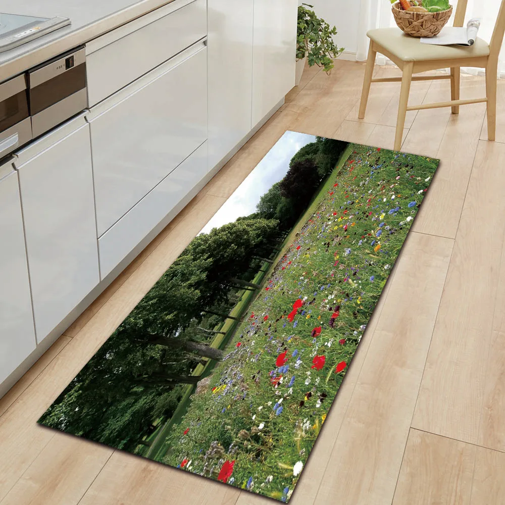 Натуральный пейзаж товары для дома кухонный коврик немнущийся входной двери