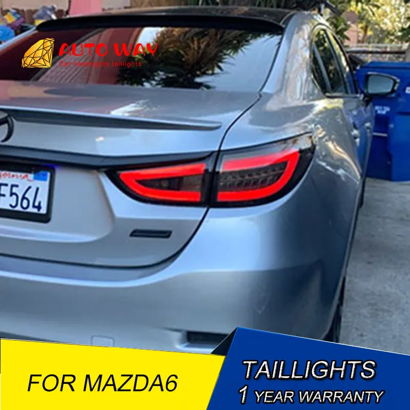 Задний фонарь Светодиодные задние фонари парковка Mazda6 Mazda 6 светодиодный чехол