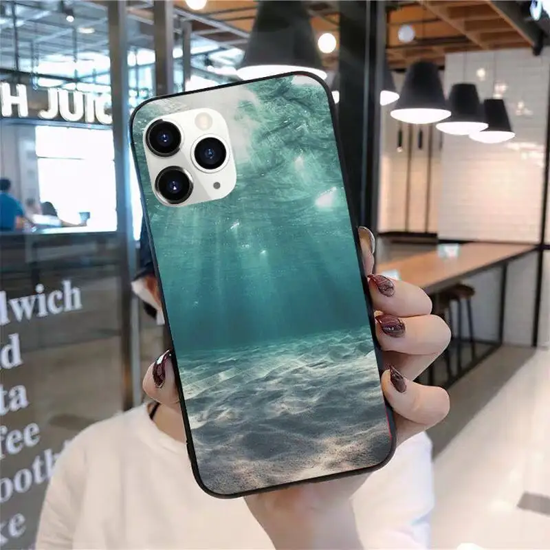 

The sea blue seawater Phone Case for iPhone 11 12 mini pro XS MAX 8 7 6 6S Plus X 5S SE 2020 XR