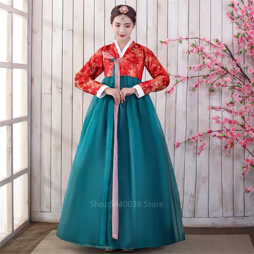 Традиционные корейские женские костюмы Hanbok Элегантные свадебные Palace