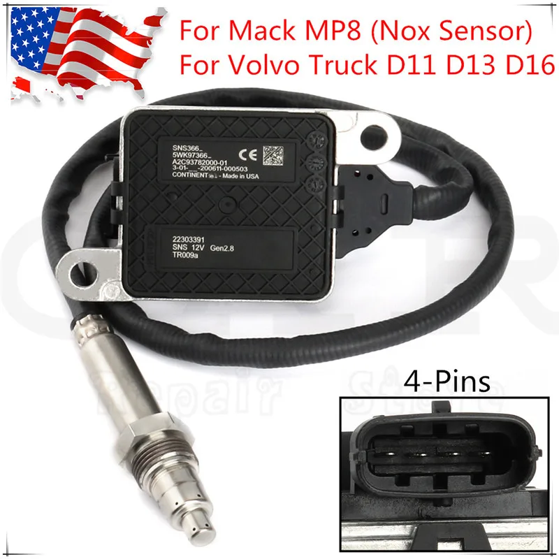 

OEM 22303391 оксиды азота, Датчик Nox для Mack MP8 для грузовика Volvo D11 D13 D16 20789066 21069361 21302276 21346963
