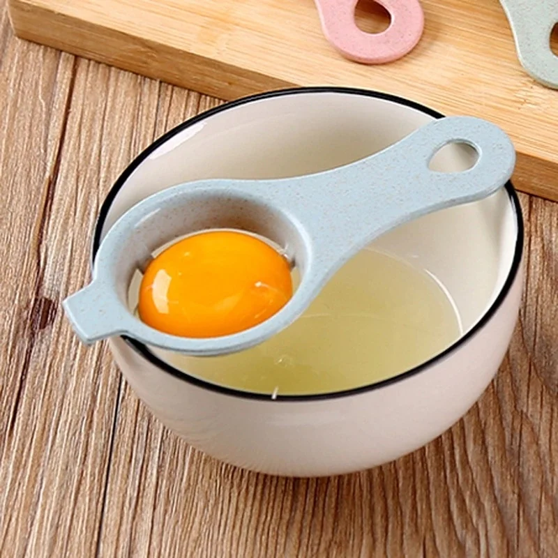 Egg White Separator Cute Chicken Ceramic Egg Yolk Protein Separator Egg Filter Kitchen Tools Baking Accessories Egg Holder images - 6