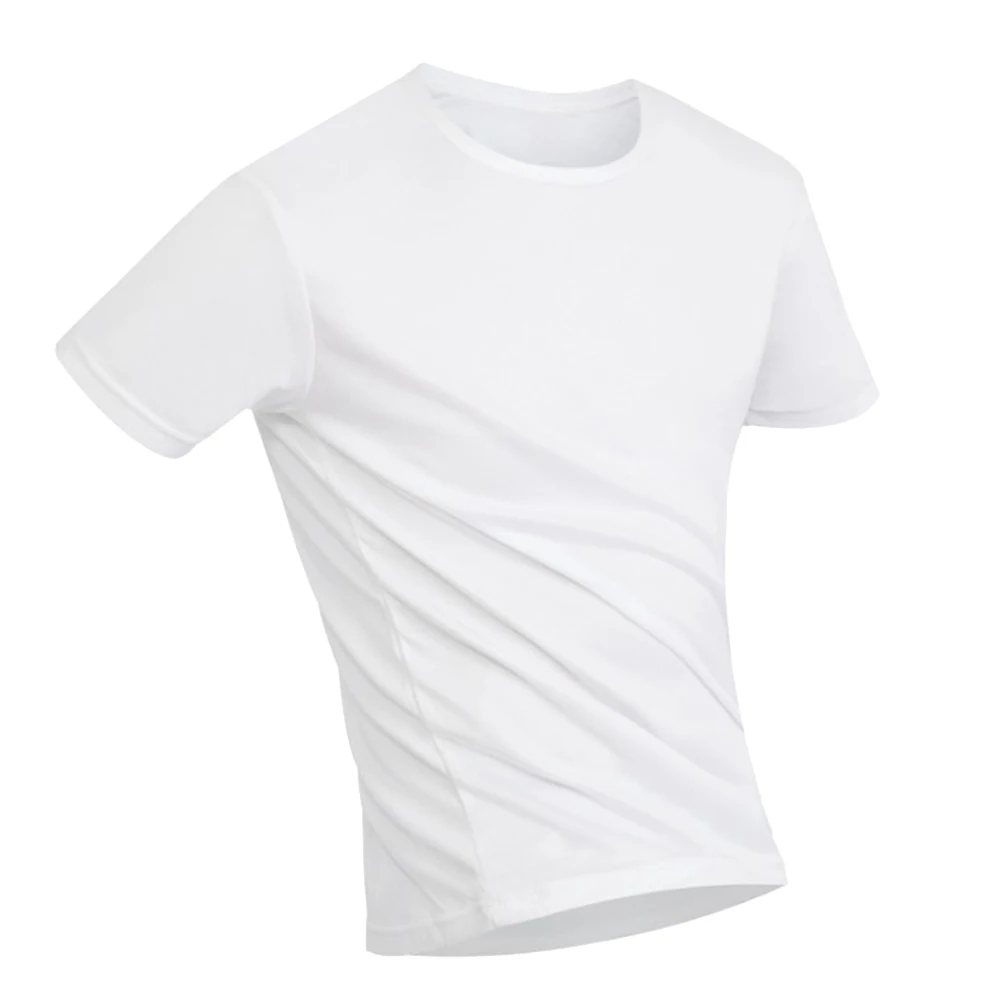 2019 новые мужские однотонные футболки с короткими рукавами не впитывающие воду