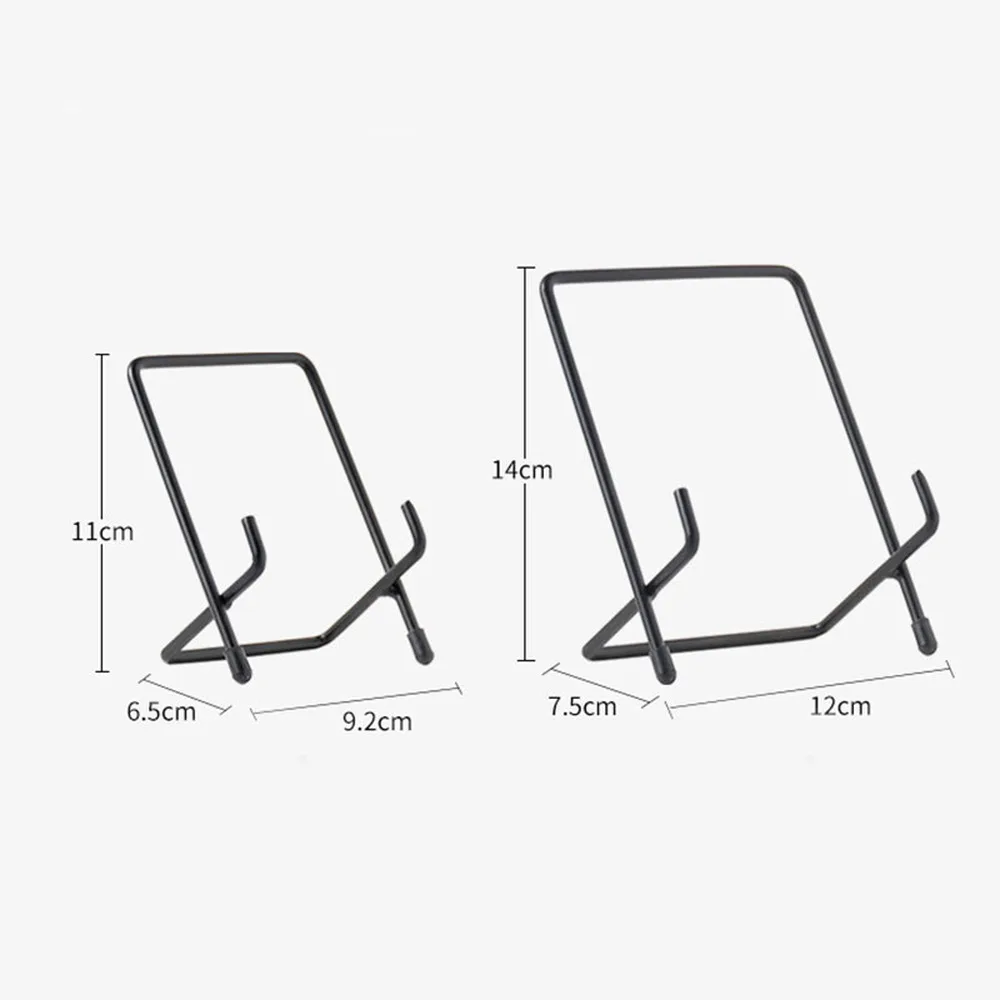 

Iron Art Magazine Display Stand Dish Rack Plate Bowl Picture Frame Photo Book Pedestal Holder Home Decoration Storage Ornaments