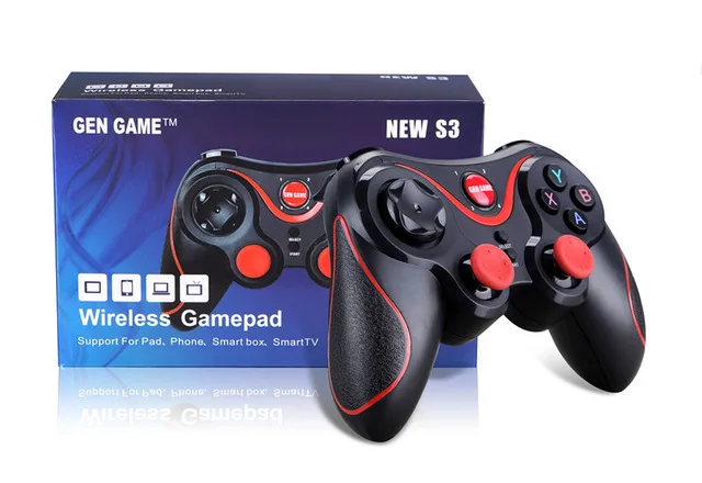 Gamepad Only Унив. Игровой S3 беспроводной Bluetooth 3,0 геймпад пульт дистанционного управления игровой джойстик контроллер для Android мобильный смартфон/проектор/ПК - Цвет: Gamepad Only