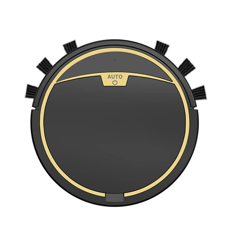 

ing black Robot vacuum cleaner smart home ligent Automatic /Suction/Mog Integrated Household USB charging cable water tank brush
