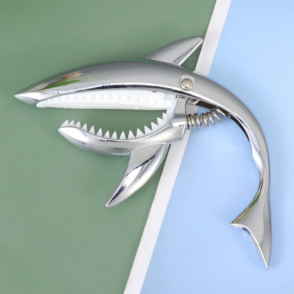 Акула Форма Capo гитарные палочки быстрая смена Мелодия Зажим ключ триггер клип он