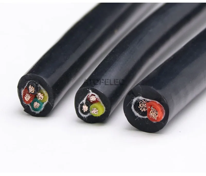 Гибкий силиконовый кабель питания 2 м 2/3/4 ядра супер мягкий Луженый провод OFC