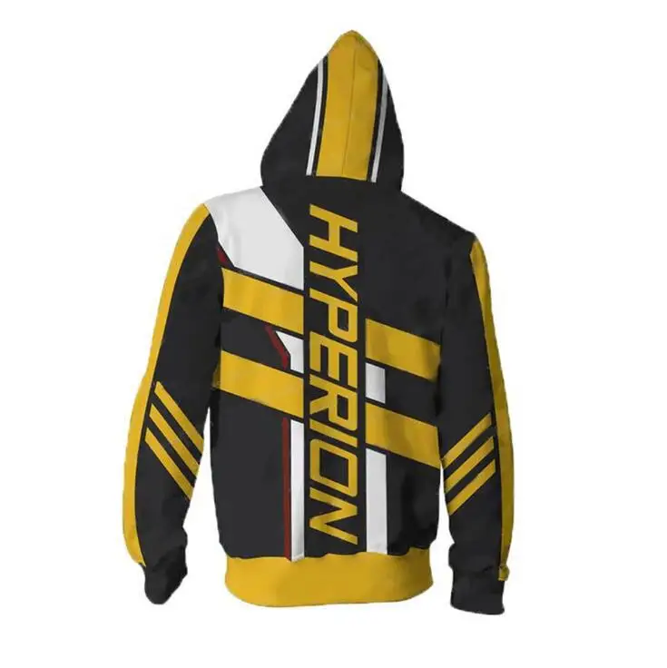 Игра Borderlands Assassin Zer0 толстовки Костюмы для косплея мультфильм 3D с принтом модная мужская и женская спортивная одежда с капюшоном, пальто