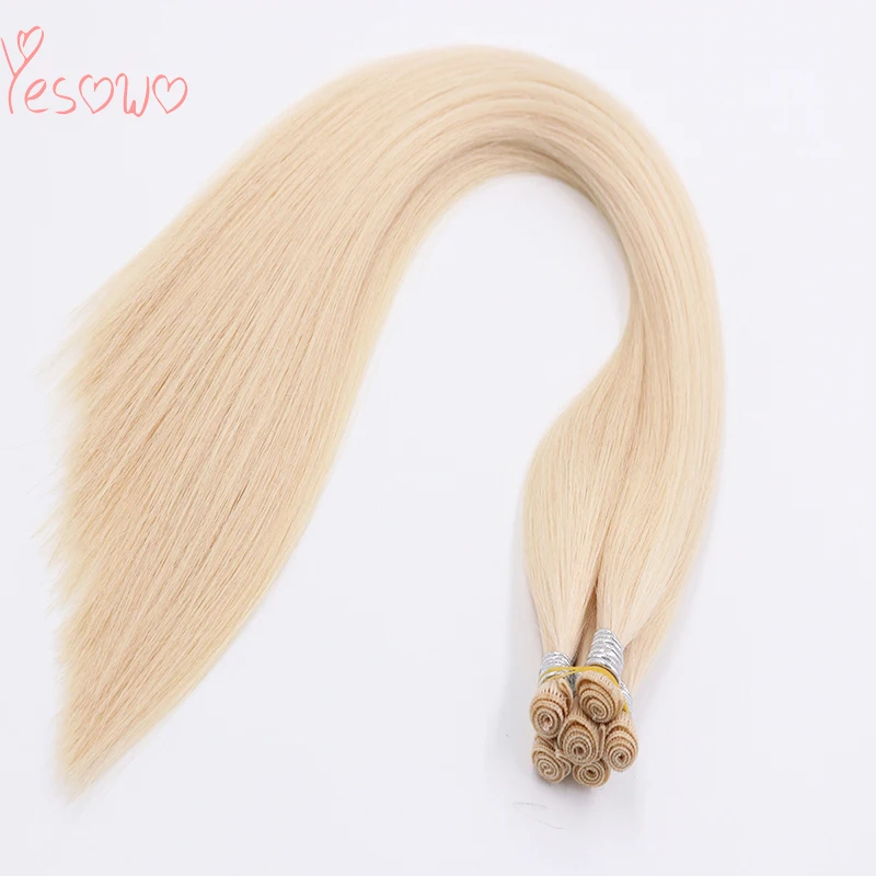 Yesowo хит продаж 613 # индийские человеческие волосы Remy для наращивания ручная вязка