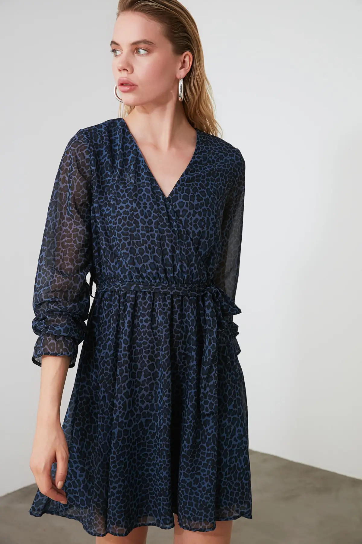 Платье с узором Trendyol TWOSS20EL0626|Женские платья| |