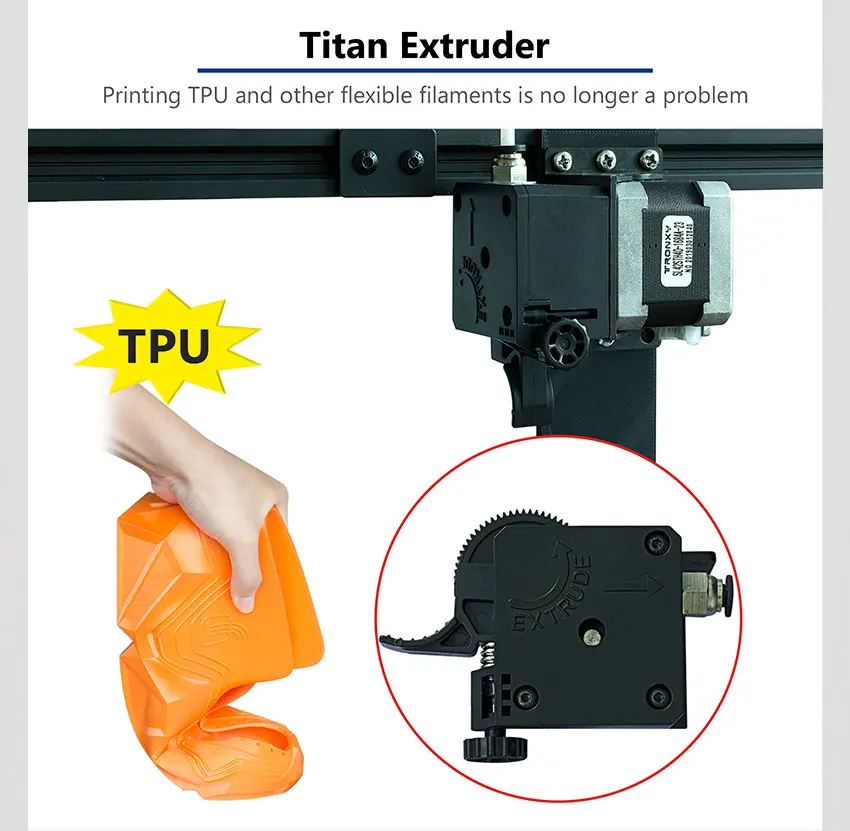 Модернизированный TRONXY 3d принтер X5SA-400/X5SA PRO/X5SA 24 В DIY сенсорный экран автоматический уровень большой размер печати 3d машина ABS нити