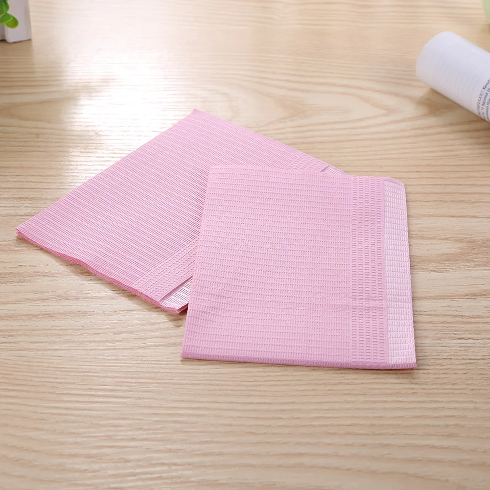 Медицинская Бумага нагрудник для гигиены зубов шейный платок водонепроницаемая