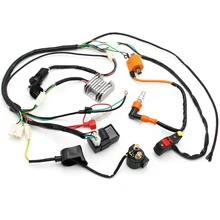 Мотоциклах для электропроводки оплетка проводов для ATV QUAD 150 200 250 300cc статора CDI катушка полную линейку Запчасти для узла