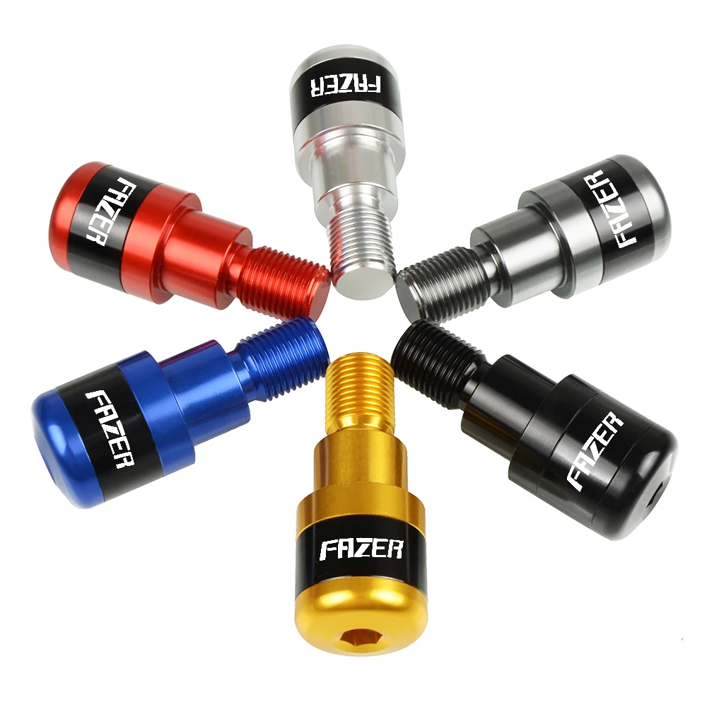 

high quality Motorcycle 7/8" 22mm CNC Aluminum Handlebar Ends Grips Slider Handler Bar Ends For YAMAHA FAZER fazer
