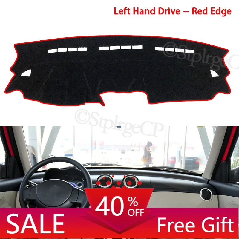 

for Lifan 320 330 2009 2010 2011 2012 Smily Anti-Slip Mat Dashboard Cover Pad Sunshade Dashmat Protect Anti-UV Car Accessories