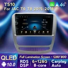 MLOVELIN QLED экран Android 10 для JAC Shuailing T6T8 для JAC T6 T8 2015-2018 Автомобильный мультимедийный стерео радиоприемник carplay Android авто