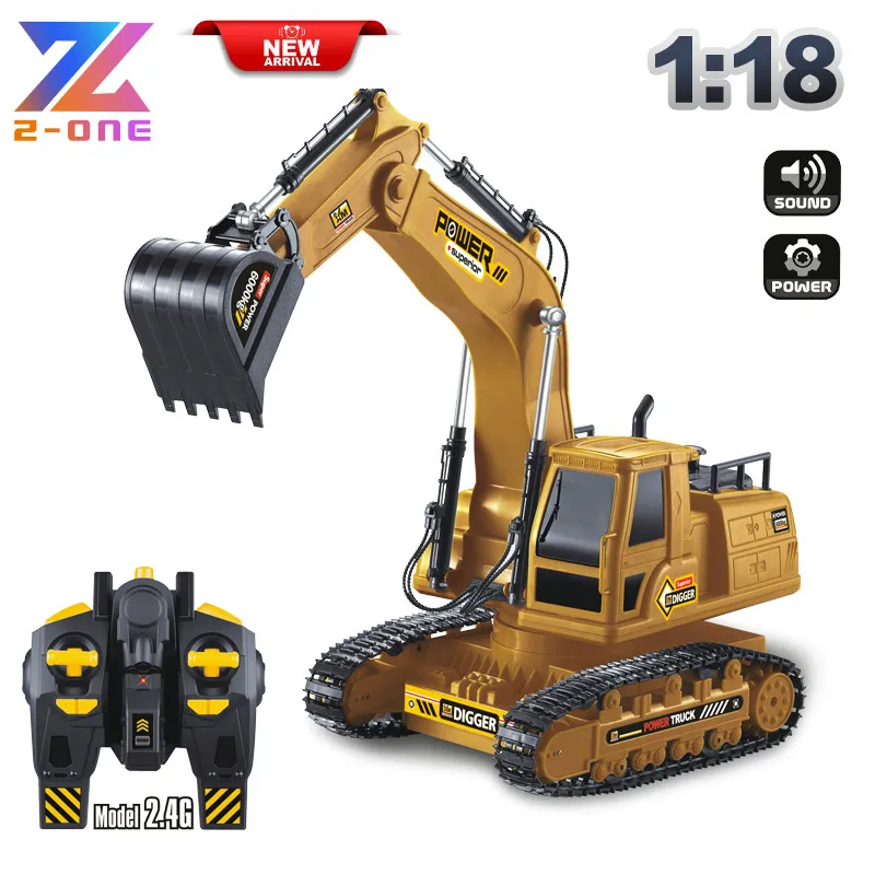 Электрический радиоуправляемый грузовик 1:18 2 4 ГГц трактор бульдозер Инженерная