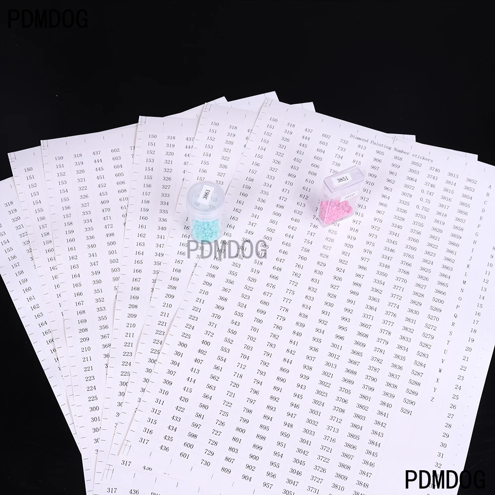 

ARMYQZ 546 label sticker diamond painting tool storage label sticker diamond painting accessories storage distinguishing
